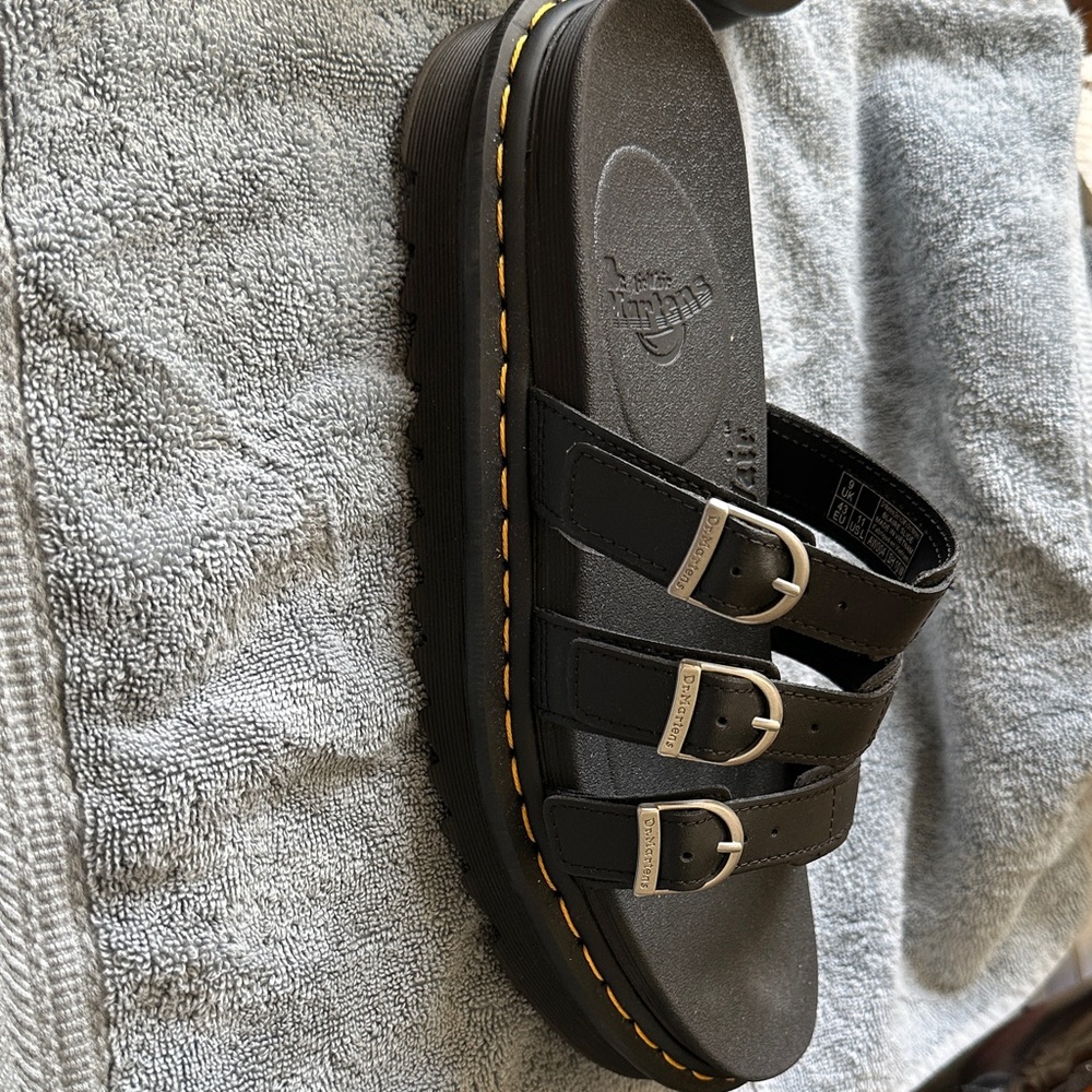 Dr. Martens Black Textured Footwear - Picture 3 of 9
